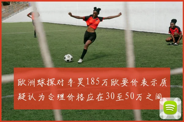 欧洲球探对李昊185万欧要价表示质疑认为合理价格应在30至50万之间